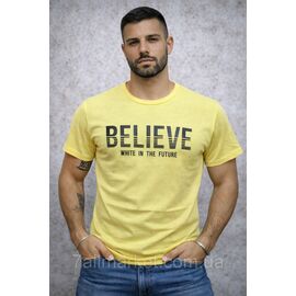Фотография Футболка мужская BELIEVE р.M-2XL (3цв) "MODY" недорого оптом от прямого поставщика