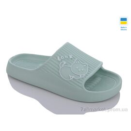 Фотография Шлепки женские облегченные Лето 104 м'ята (8 пар р.36-41) "Inblue" недорого оптом от прямого поставщика