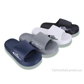 Фотография Шлепки мужские пляжные Лето 3171 mix (12 пар р.40-45) "Deshman" недорого оптом от прямого поставщика