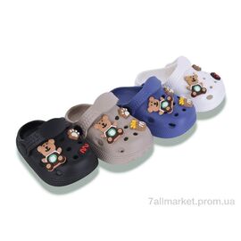 Крокси дитячі літні Літо 350-11 mix (12 пар р.18-23) "Deshman" недорого оптом від прямого постачальника