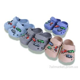 Крокси дитячі літні Літо 3190 mix (12 пар р.20-25) "Deshman" недорого оптом від прямого постачальника