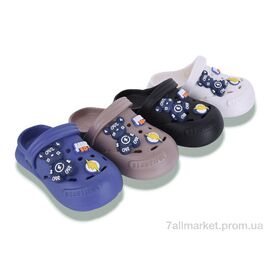 Крокси дитячі літні Літо 309-11 mix (12 пар р.30-35) "Deshman" недорого оптом від прямого постачальника