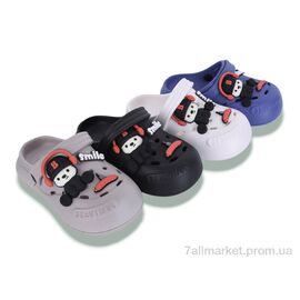 Крокси дитячі літні Літо 308-12 mix (12 пар р.30-35) "Deshman" недорого оптом від прямого постачальника