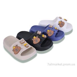 Шльопанці дитячі літні Літо 356-19 mix (12 пар р.30-35) "Deshman" недорого оптом від прямого постачальника