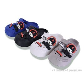 Фотография Кроксы детские летние Лето 308-12 mix (12 пар р.30-35) "BABYSHOP" недорого оптом от прямого поставщика