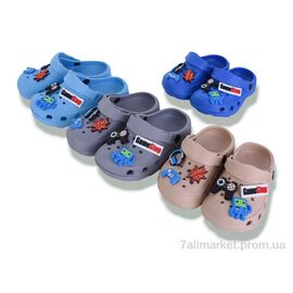 Фотография Кроксы детские летние Лето 3194 mix (12 пар р.24-29) "BABYSHOP" недорого оптом от прямого поставщика