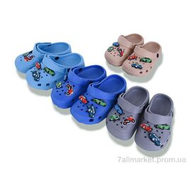 Фотография Кроксы детские летние Лето 3191 mix (12 пар р.24-29) "BABYSHOP" недорого оптом от прямого поставщика