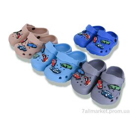 Фотография Кроксы детские летние Лето 3190 mix (12 пар р.20-25) "BABYSHOP" недорого оптом от прямого поставщика