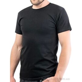 Фотография Футболка мужская Лето 212 чорний (5 шт. р.сетка 2XL-6XL) "Алия" недорого оптом от прямого поставщика