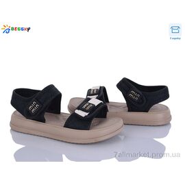 Фотография Босоножки детские летние Лето BLK010-1C (8 пар р.31-36) "Bessky-Kellaifeng" недорого оптом от прямого поставщика