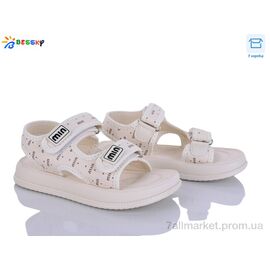 Фотография Босоножки детские летние Лето BLK012-3C (8 пар р.31-36) "Bessky-Kellaifeng" недорого оптом от прямого поставщика