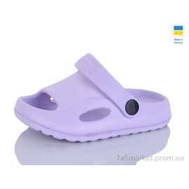 Крокси дитячі літні Літо H8 фіолетовий (6 пар р.18-23) "SANLIN 2" недорого оптом від прямого постачальника