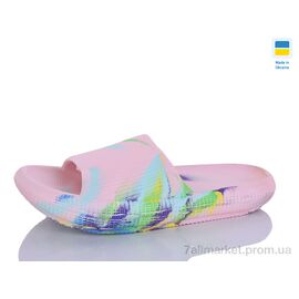 Фотография Шлепки женские облегченные Лето 024 рожевий папуга (6 пар р.36-41) "SANLIN 2" недорого оптом от прямого поставщика