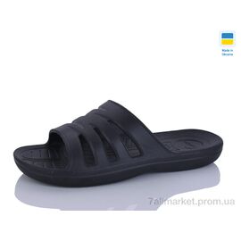 Шльопанці чоловічі пляжні Літо SV13 чорний (6 пар р.41-46) "SANLIN 2" недорого оптом від прямого постачальника