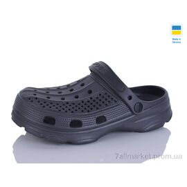 Крокси чоловічі легкі Літо SV21 т.сірий (6 пар р.40-45) "SANLIN 2" недорого оптом від прямого постачальника