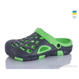 Крокси чоловічі легкі Літо 308 зелено-сірий (6 пар р.40-45) "SANLIN 2" недорого оптом від прямого постачальника