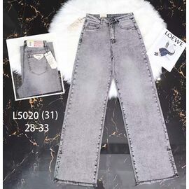 Фотография Джинсы женские L5020 l.grey р.28-33 "Vindassion" недорого оптом от прямого поставщика