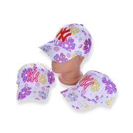 Фотография Кепка детская летняя на девочку K243-10 mix р.52-54 "YLZL" недорого оптом от прямого поставщика