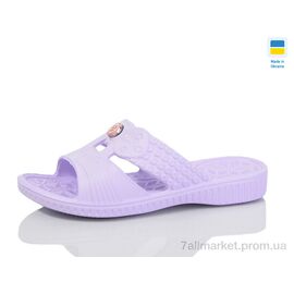 Фотография Шлепки детские летние Лето TC59 св.бузковий (6 пар р.30-35) "Lot Shoes" недорого оптом от прямого поставщика
