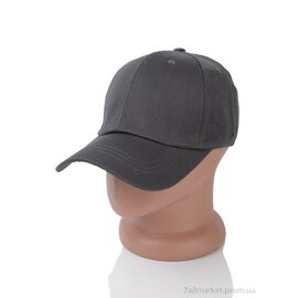 Кепка для чоловіків Літо 14-05 d.grey (5 шт. р.сітка56-58) "TUZZI" недорого оптом від прямого постачальника