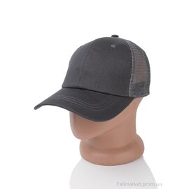 Кепка для чоловіків Літо 14-06 d.grey (5 шт. р.сітка56-58) "TUZZI" недорого оптом від прямого постачальника