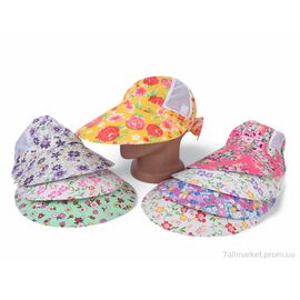 Кепка жіноча Літо 1703 mix (5 шт. р.сітка56-58) "TUZZI" недорого оптом від прямого постачальника