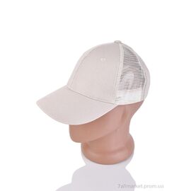 Кепка для чоловіків Літо 3-01 beige (5 шт. р.сітка56-58) "TUZZI" недорого оптом від прямого постачальника