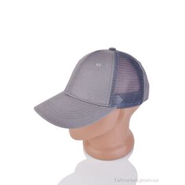Кепка для чоловіків Літо 3-01 grey (5 шт. р.сітка56-58) "TUZZI" недорого оптом від прямого постачальника