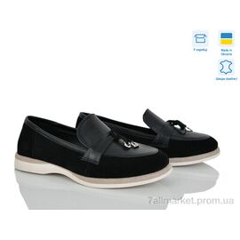 Туфлі жіночі стильні Весна/осінь 1512 ч.з-ш. (8 пар р.36-41) "V.Arimany" недорого оптом від прямого постачальника