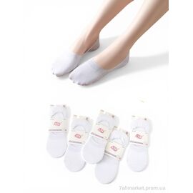 Жіночі шкарпетки Весна/осінь Сліди жіночі HB1067-2 білий (10 шт. р.сітка36-41) "Алия" недорого оптом від прямого постачальника