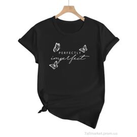 Футболка жіноча Літо 220 чорний (5 шт. р.сіткаM-3XL) "Алия" недорого оптом від прямого постачальника