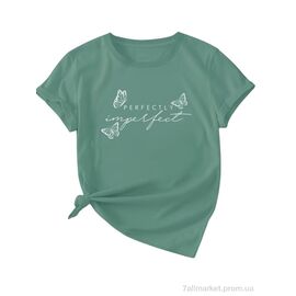 Футболка жіноча Літо 226 зелений (5 шт. р.сіткаM-3XL) "Алия" недорого оптом від прямого постачальника