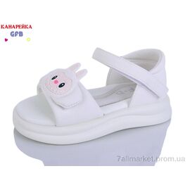 Босоніжки дитячі літні Літо T68-1 (8 пар р.23-28) "GFB-Канарейка" недорого оптом від прямого постачальника