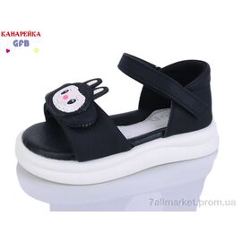 Босоніжки дитячі літні Літо T68-2 (8 пар р.23-28) "GFB-Канарейка" недорого оптом від прямого постачальника