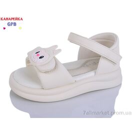 Босоніжки дитячі літні Літо T68-3 (8 пар р.23-28) "GFB-Канарейка" недорого оптом від прямого постачальника