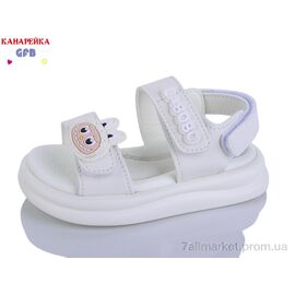 Босоніжки дитячі літні Літо T611-1 (8 пар р.23-28) "GFB-Канарейка" недорого оптом від прямого постачальника