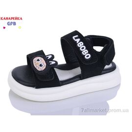 Босоніжки дитячі літні Літо T611-4 (8 пар р.23-28) "GFB-Канарейка" недорого оптом від прямого постачальника