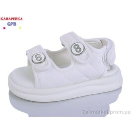 Босоніжки дитячі літні Літо T69-1 (8 пар р.23-28) "GFB-Канарейка" недорого оптом від прямого постачальника