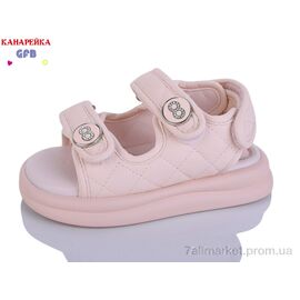 Босоніжки дитячі літні Літо T69-3 (8 пар р.23-28) "GFB-Канарейка" недорого оптом від прямого постачальника