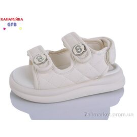 Босоніжки дитячі літні Літо T69-4 (8 пар р.23-28) "GFB-Канарейка" недорого оптом від прямого постачальника