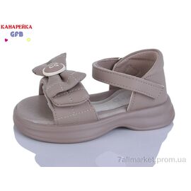 Босоніжки дитячі літні Літо A62-5 (8 пар р.23-28) "GFB-Канарейка" недорого оптом від прямого постачальника