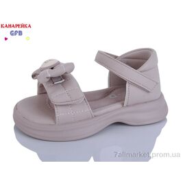 Босоніжки дитячі літні Літо A62-6 (8 пар р.23-28) "GFB-Канарейка" недорого оптом від прямого постачальника