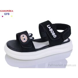 Босоніжки дитячі літні Літо S711-4 (8 пар р.28-33) "GFB-Канарейка" недорого оптом від прямого постачальника