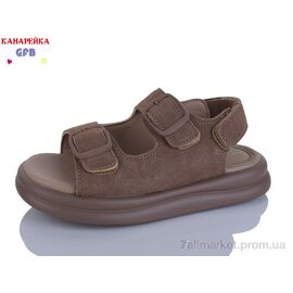 Босоніжки дитячі літні Літо R810-6 (8 пар р.32-37) "GFB-Канарейка" недорого оптом від прямого постачальника