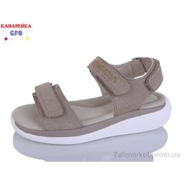 Босоніжки дитячі літні Літо B8005-1 (8 пар р.32-37) "GFB-Канарейка" недорого оптом від прямого постачальника