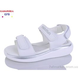 Босоніжки дитячі літні Літо B8005-4 (8 пар р.32-37) "GFB-Канарейка" недорого оптом від прямого постачальника