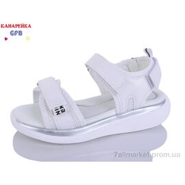 Босоніжки дитячі літні Літо B8006-4 (8 пар р.32-37) "GFB-Канарейка" недорого оптом від прямого постачальника
