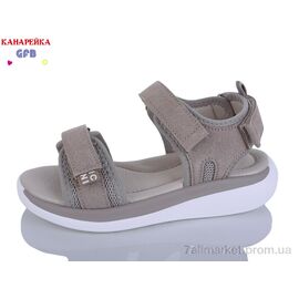 Босоніжки дитячі літні Літо B8006-1 (8 пар р.32-37) "GFB-Канарейка" недорого оптом від прямого постачальника