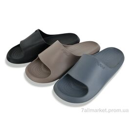 Шльопанці чоловічі пляжні Літо 8711 mix (12 пар р.40-45) "M&L  Alex13" недорого оптом від прямого постачальника