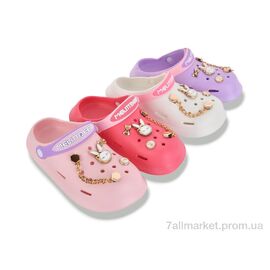 Фотография Кроксы детские летние Лето XR41 mix (12 пар р.30-35) "M&L  Alex13" недорого оптом от прямого поставщика